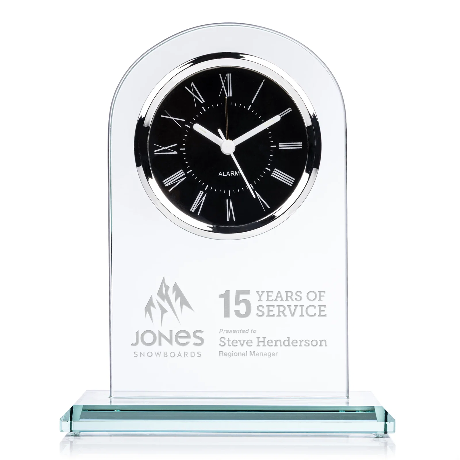 Woodbine Clock - Jade 7½" — view 2