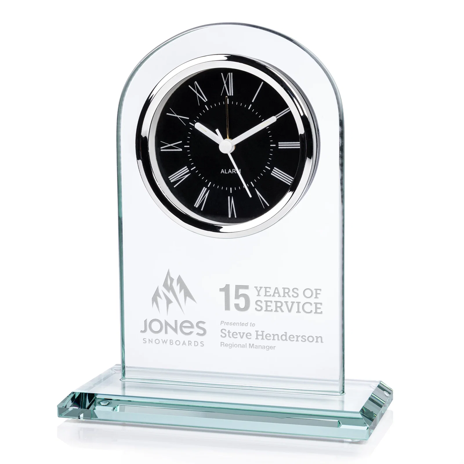 Woodbine Clock - Jade 7½" — view 4