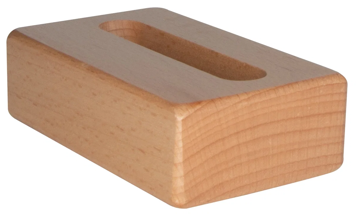 Custom Wooden Block Phone Holder — view 6