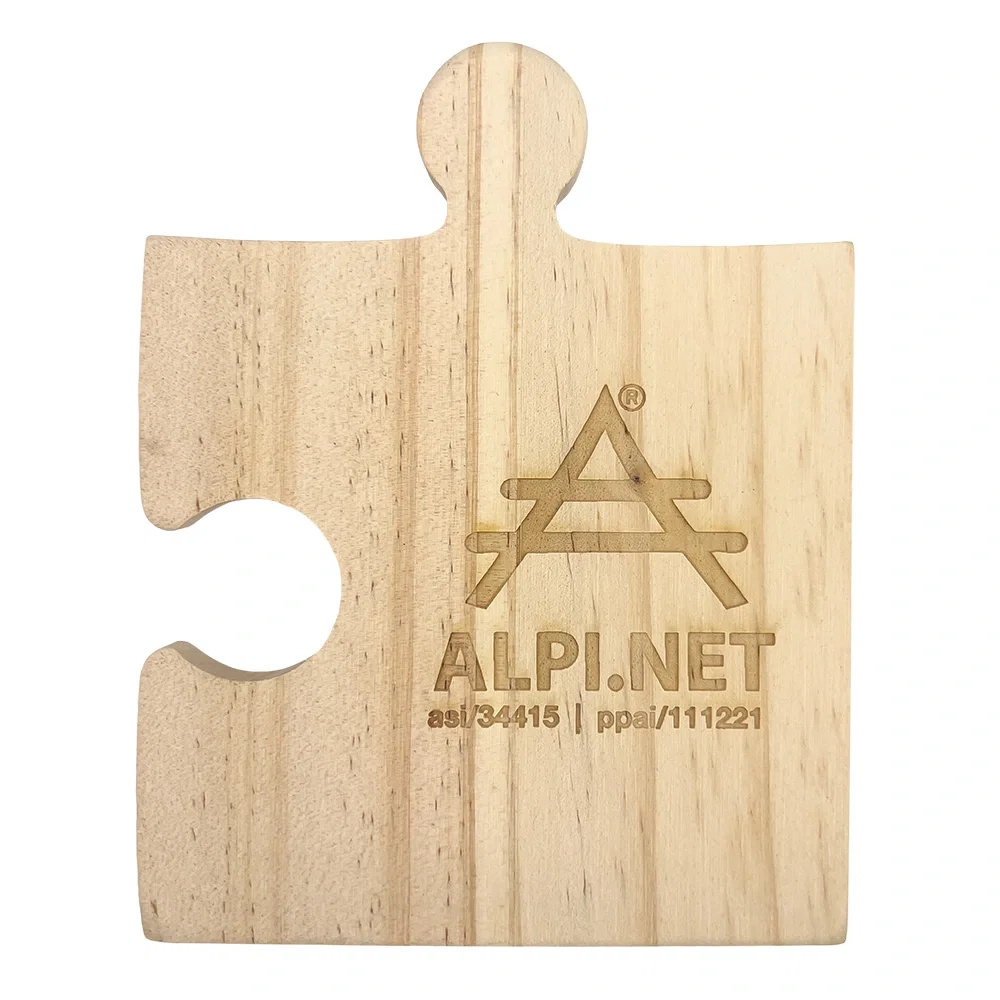 Wooden Coaster - Puzzle Piece — view 3