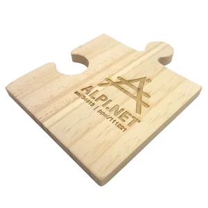 Wooden Coaster - Puzzle Piece