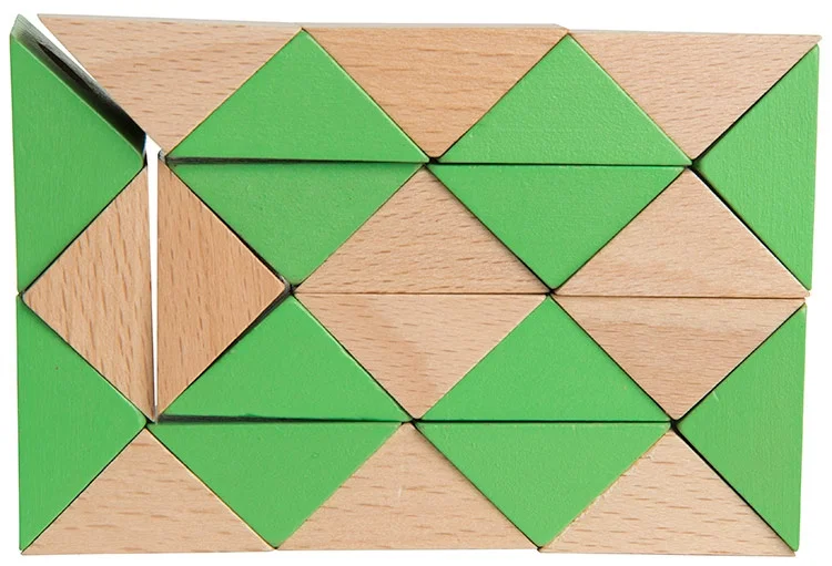 Logo Wooden Snake Puzzle — view 4