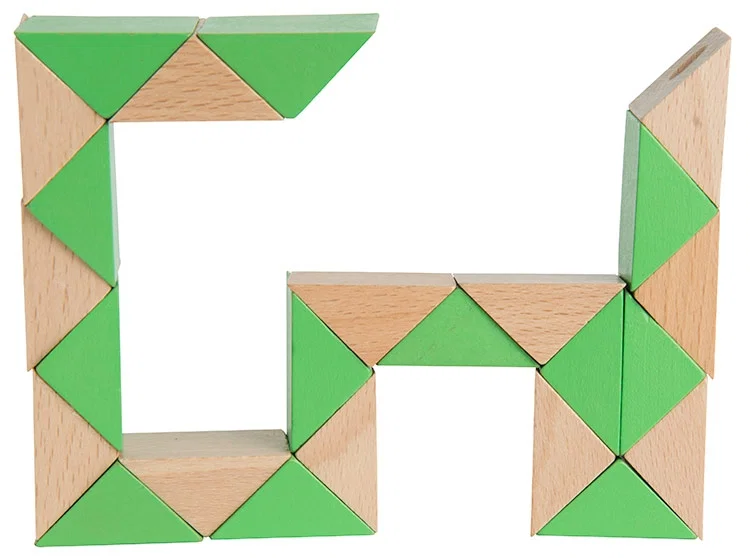 Logo Wooden Snake Puzzle — view 5