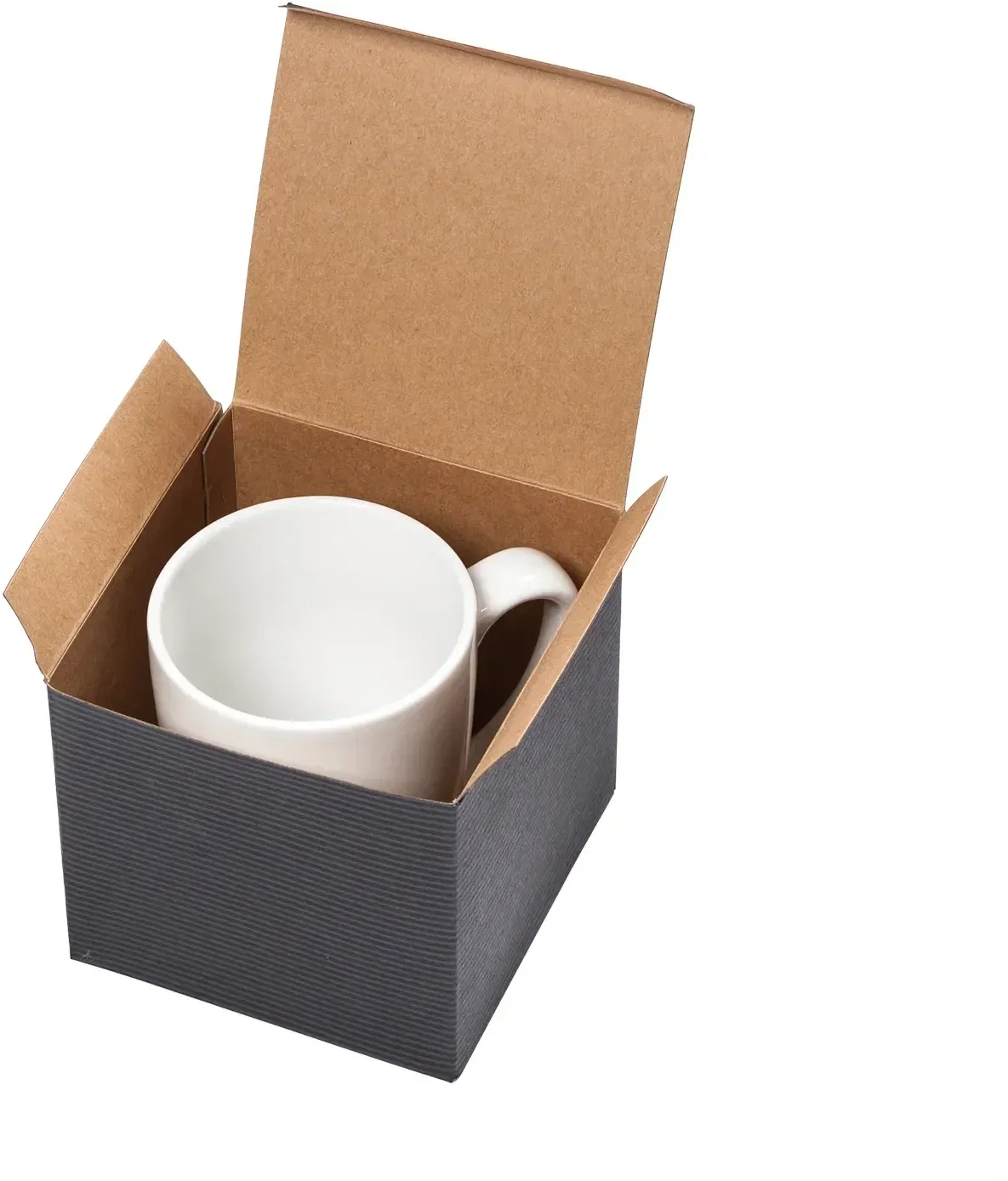 Streamlined 12oz Porcelain Mug for Hot Beverages — view 3