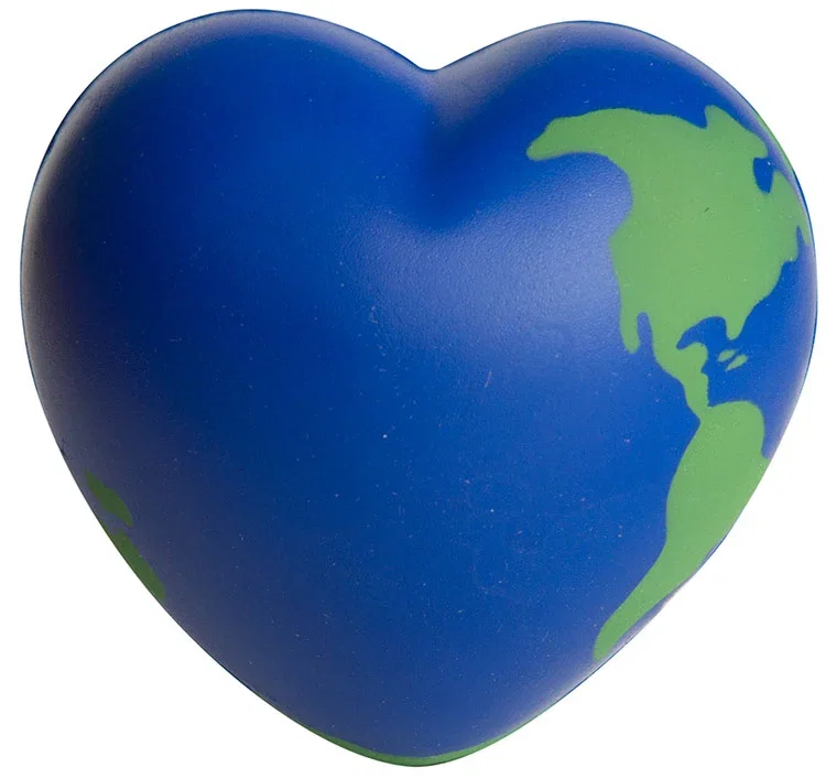 Custom Earth Heart Stress Reliever — view 3