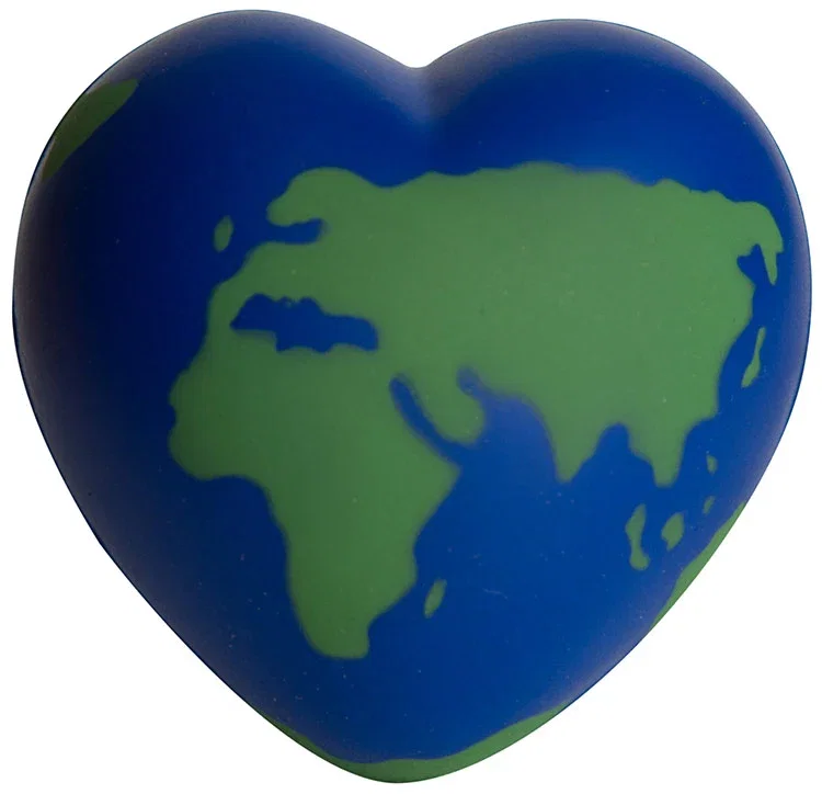 Custom Earth Heart Stress Reliever — view 4