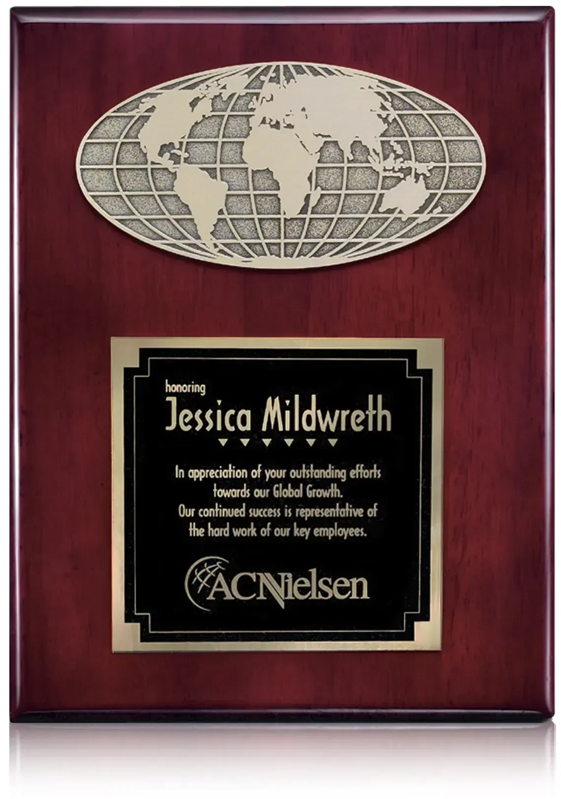World Plaque — view 3