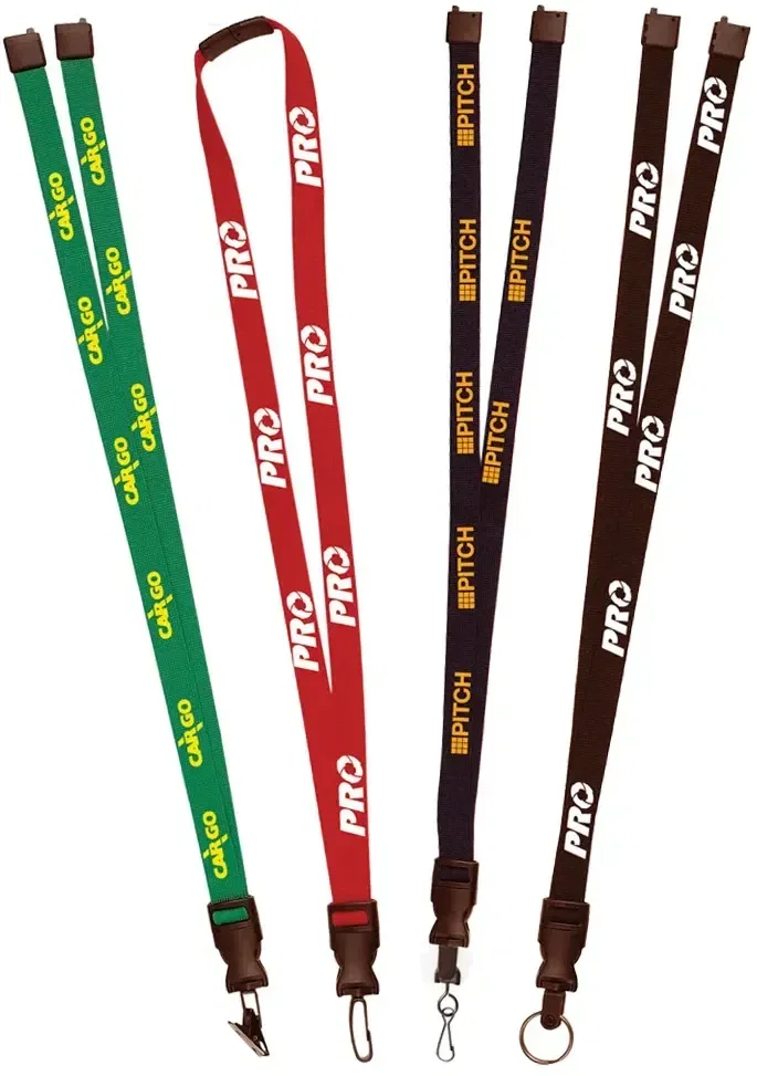 Woven Silk Screen Breakaway Lanyard 5/8″