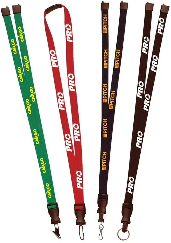 Woven Silk Screen Breakaway Lanyard 5/8″