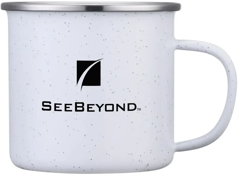 Wren Enamel Mug w/SS Rim - 16oz — view 5