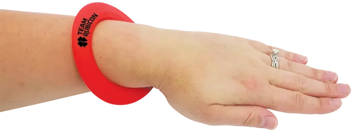 Customizable Silicone Stress Wrist Disc and Throwing Toy — view 5