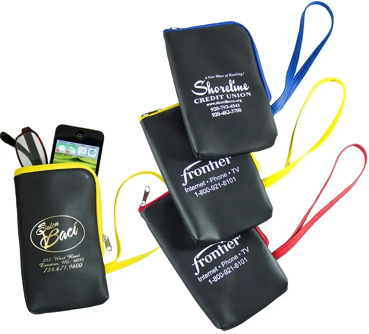 Custom Branded Electronics & Eyeglasses Pouch — view 2