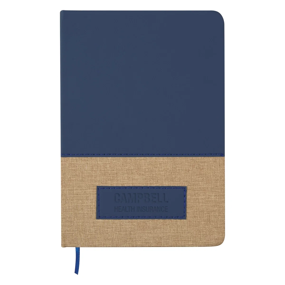 Lined pages opened flat for note taking