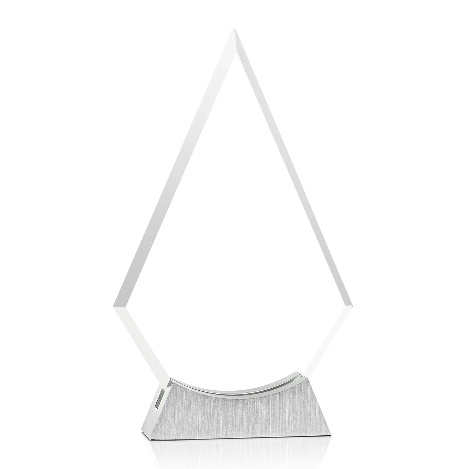Custom Starfire Crystal Diamond Award on an Aluminum Base for company anniversary events