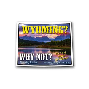 Wyoming State Shaped Full Color Magnet