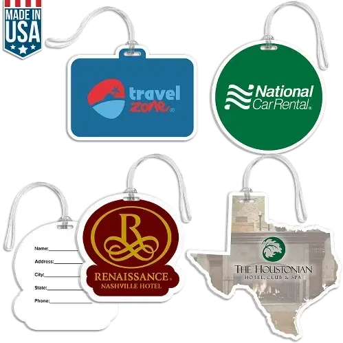 Custom BagTag (XL) with Clear Loop