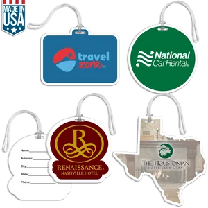 Custom BagTag (XL) with Clear Loop