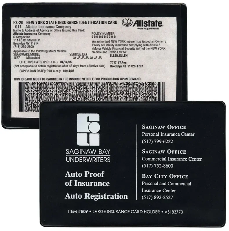 XL Large Insurance Card Holder — view 2