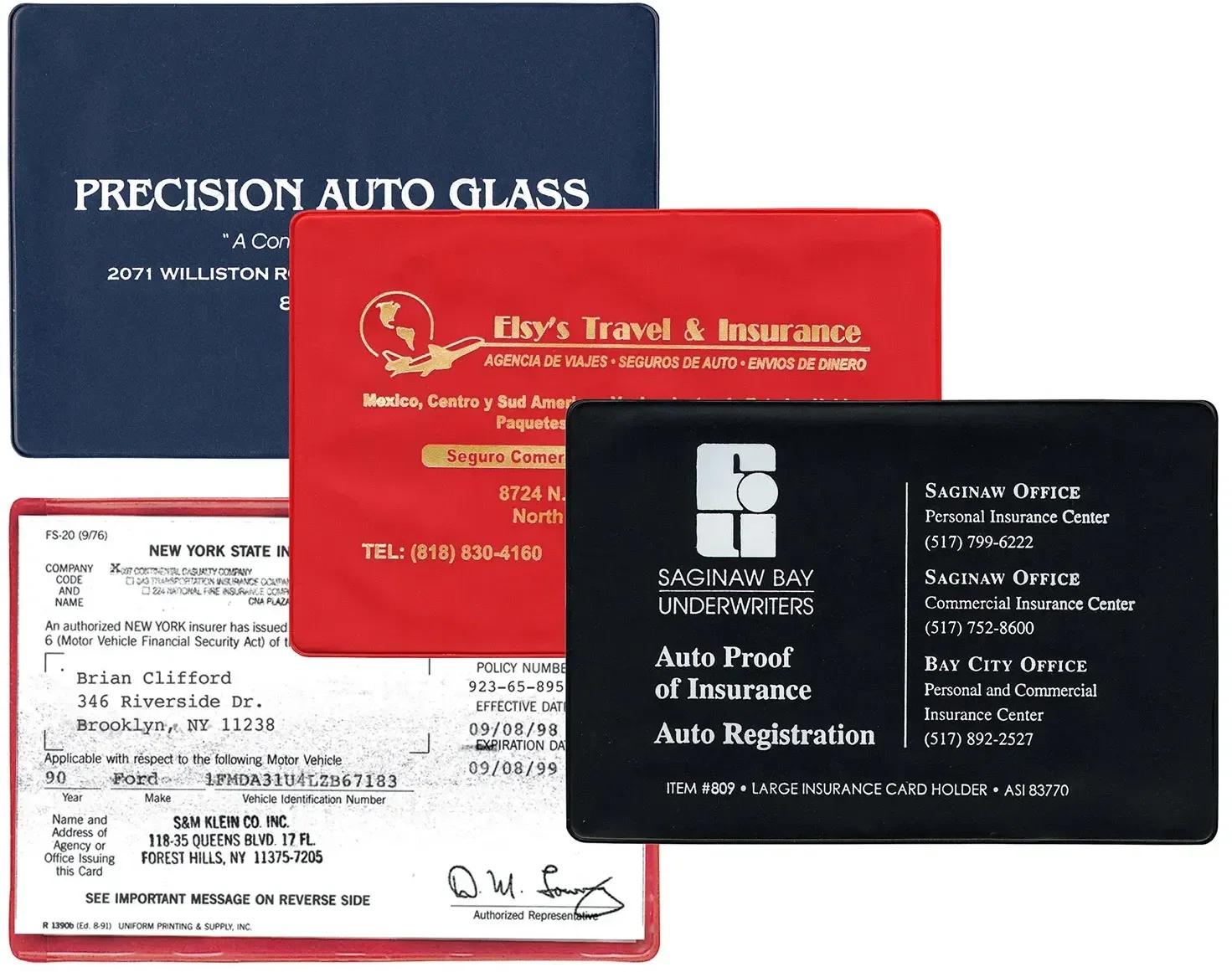 XL Large Insurance Card Holder — view 3