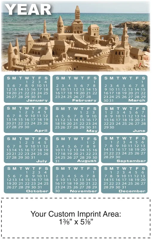 Custom Logo Magnetic Calendars — view 3