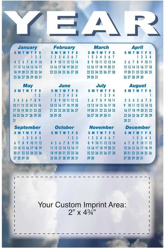 Custom Logo Magnetic Calendars — view 4
