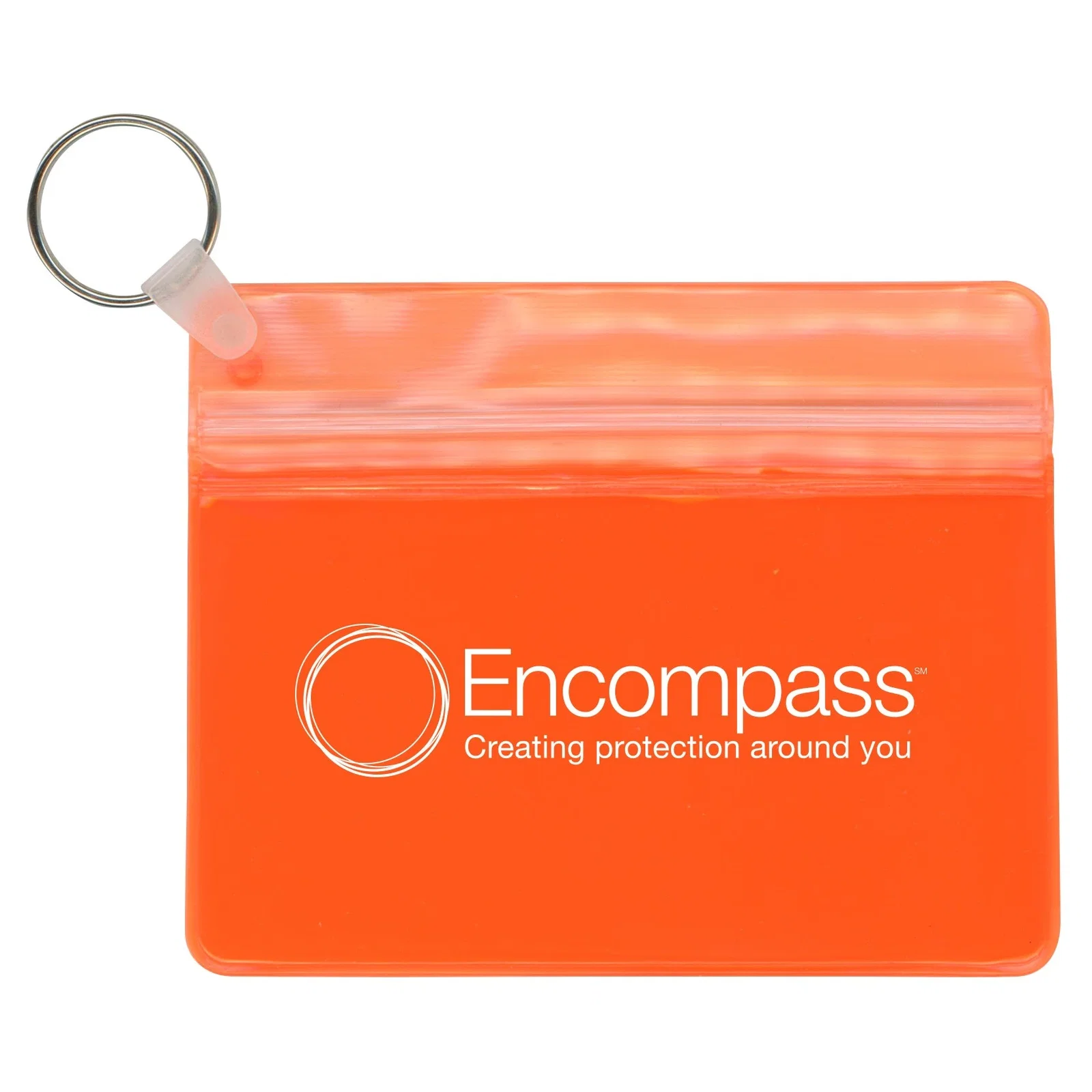 Custom Waterproof Wallet with Key Ring — view 2
