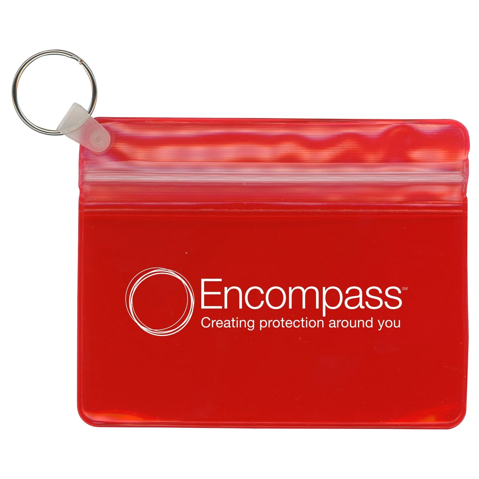 Custom Waterproof Wallet with Key Ring — view 4