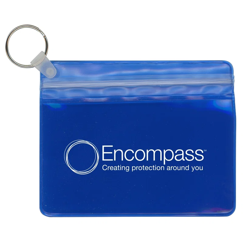 Custom Waterproof Wallet with Key Ring — view 5