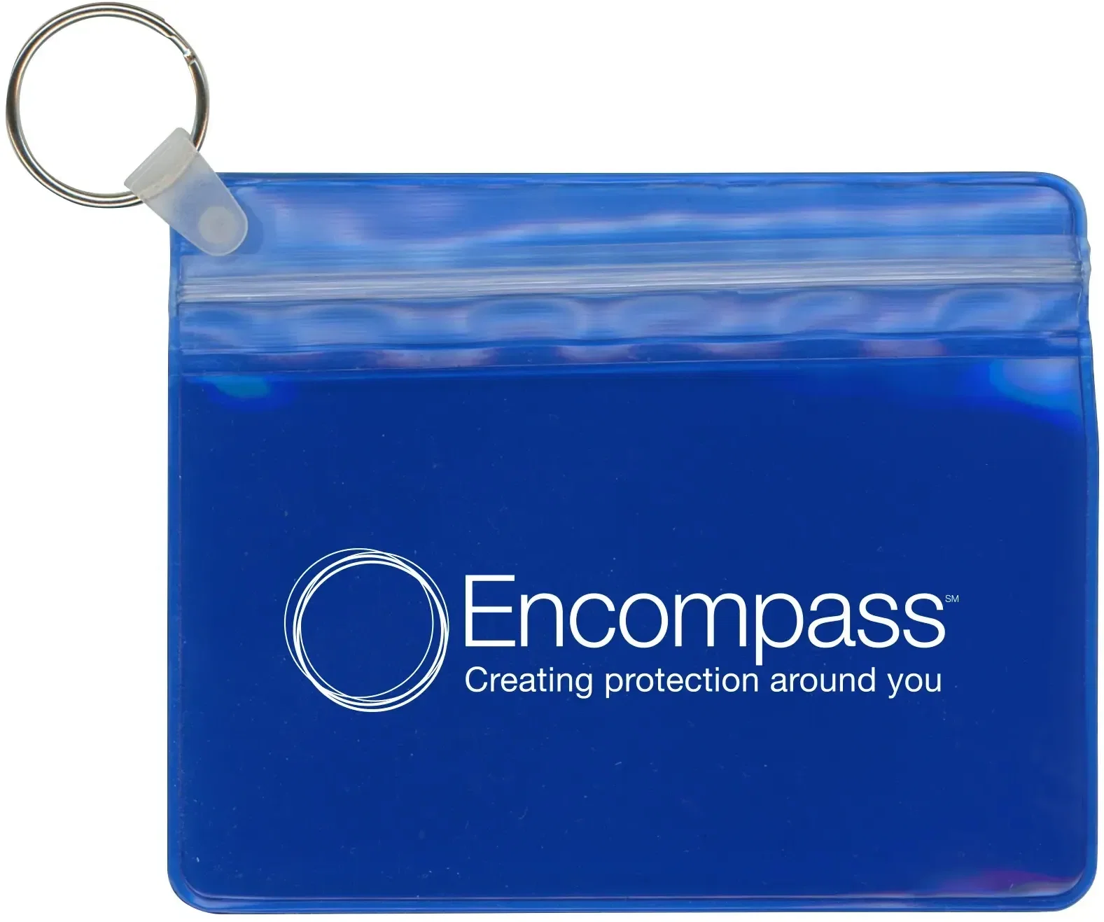 Custom Branded XL Waterproof Wallet with Key Ring — view 4