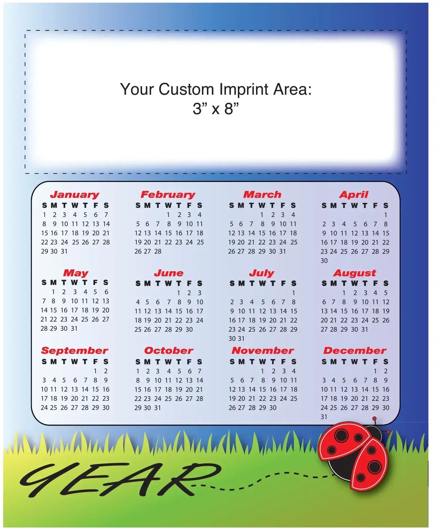 XXL Magnetic Calendars