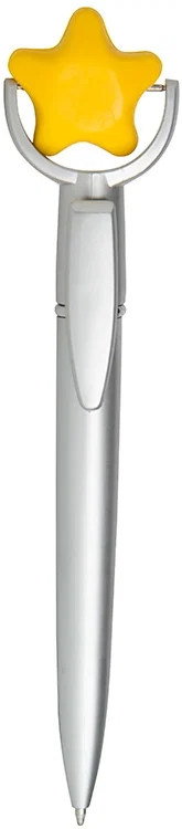 Logo Star Squeeze Top Pen — view 4