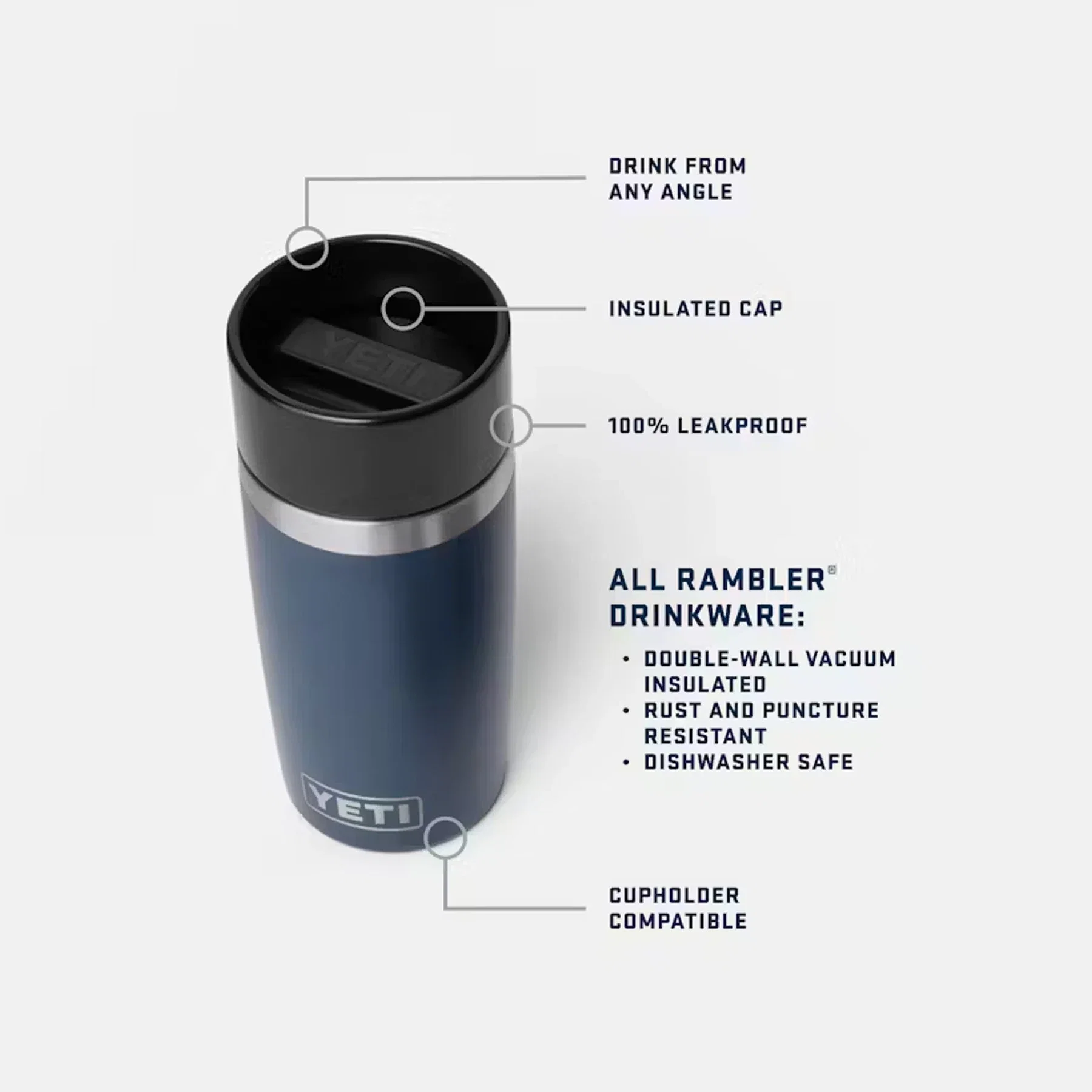 Yeti Rambler 12 Oz Travel Bottle — view 2
