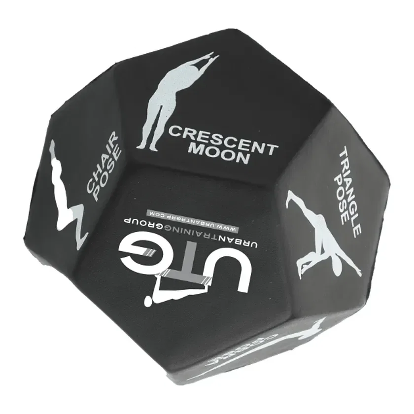 Custom Yoga Exercise Dice - 12 Side — view 6