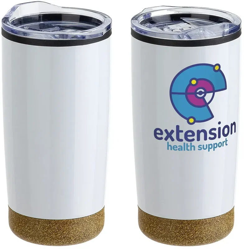 Custom Branded York 20oz Tumbler with Cork Base — view 4