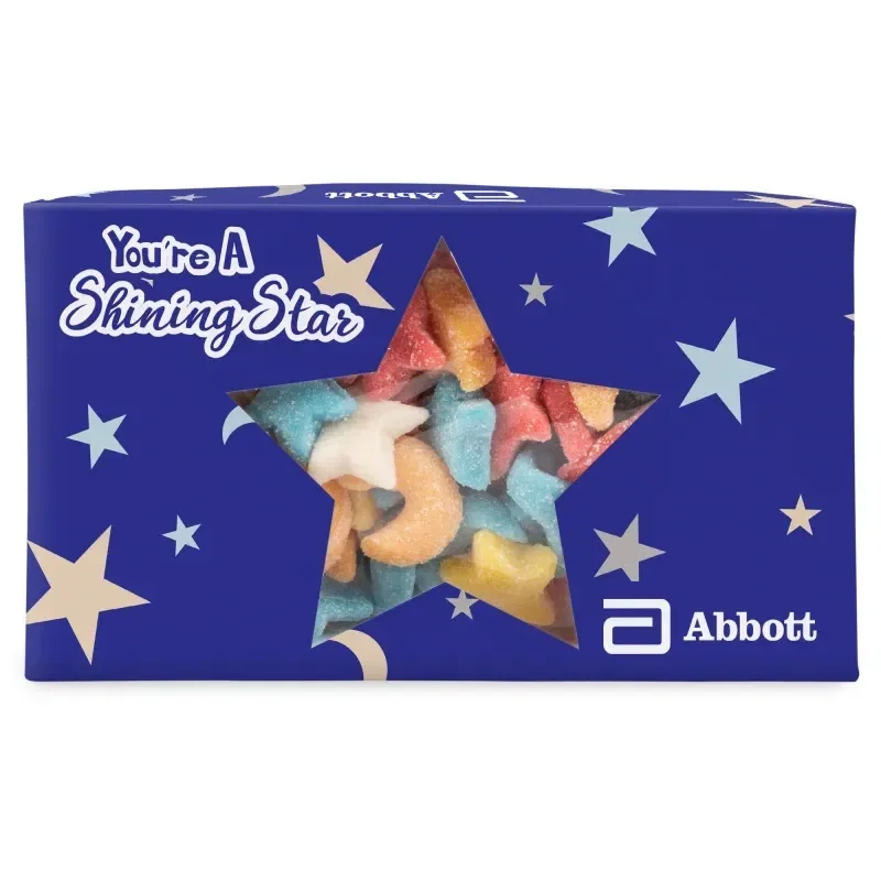 You're a Star Die Cut Box w/ Gummy Glitter Sour Stars & Moons — view 2