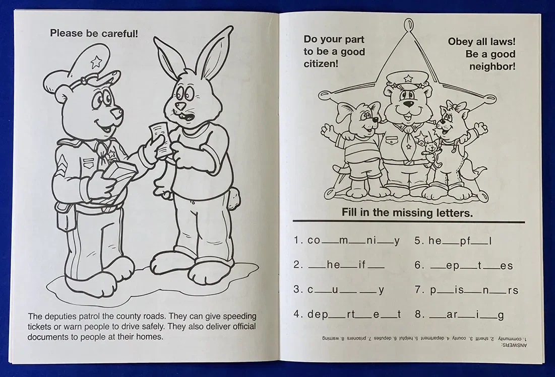 Your Sheriff Is Your Friend Coloring and Activity Book — view 2