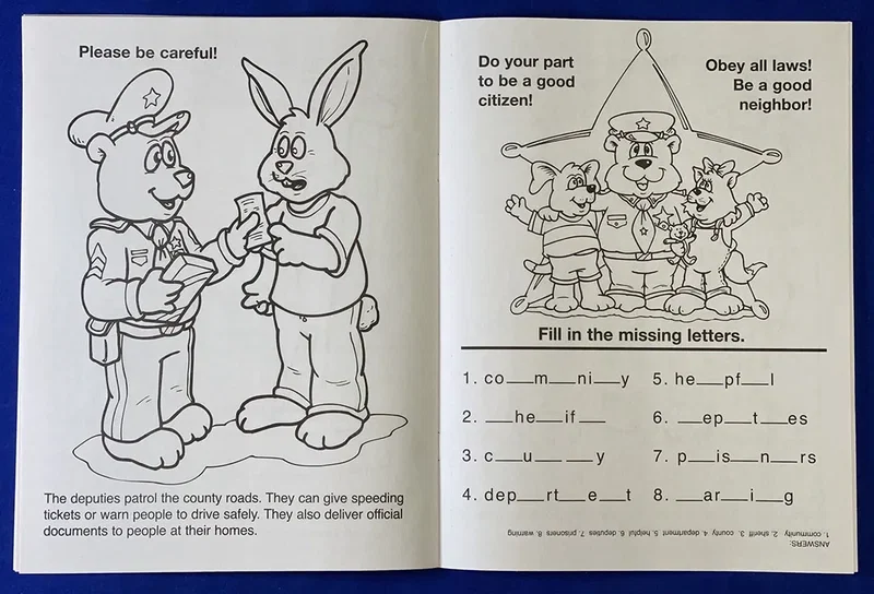 Your Sheriff Is Your Friend Coloring and Activity Book — view 2