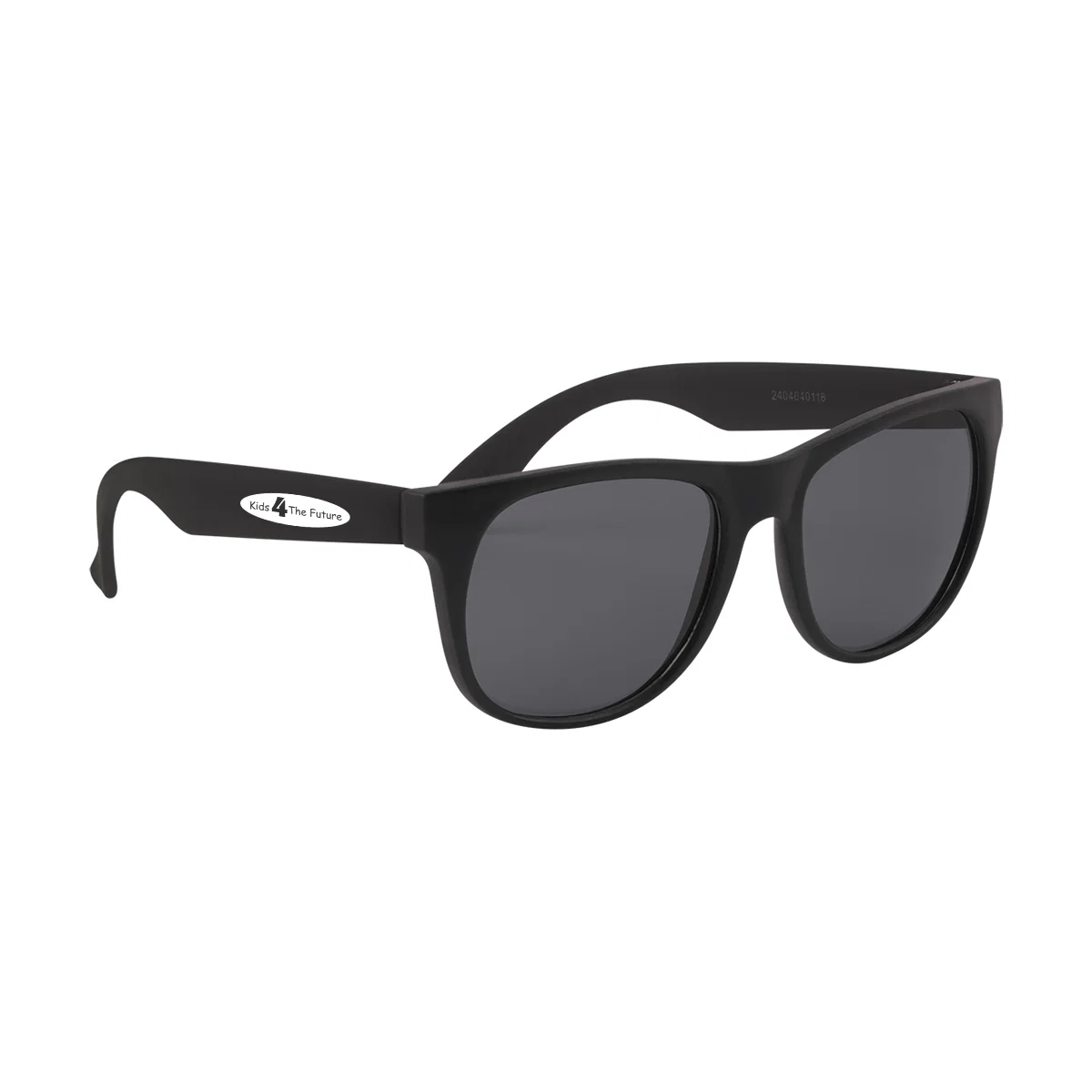 Folded arms resting against the tinted lenses