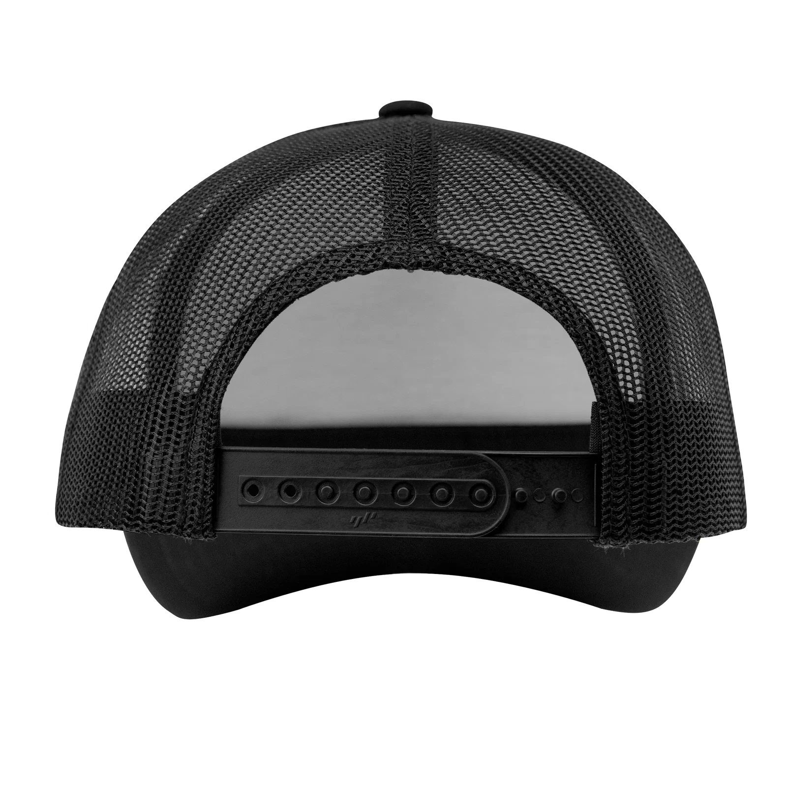 Snapback closure across the rear of the hat