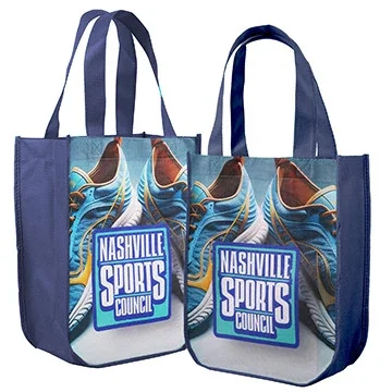 Yuma Sublimated Non-Woven Curve Bottom Tote (2-sided) — view 2