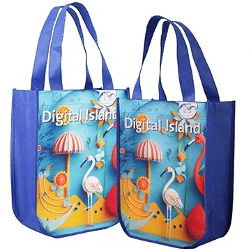 Yuma Sublimated Non-Woven Curve Bottom Tote (2-sided) — view 6