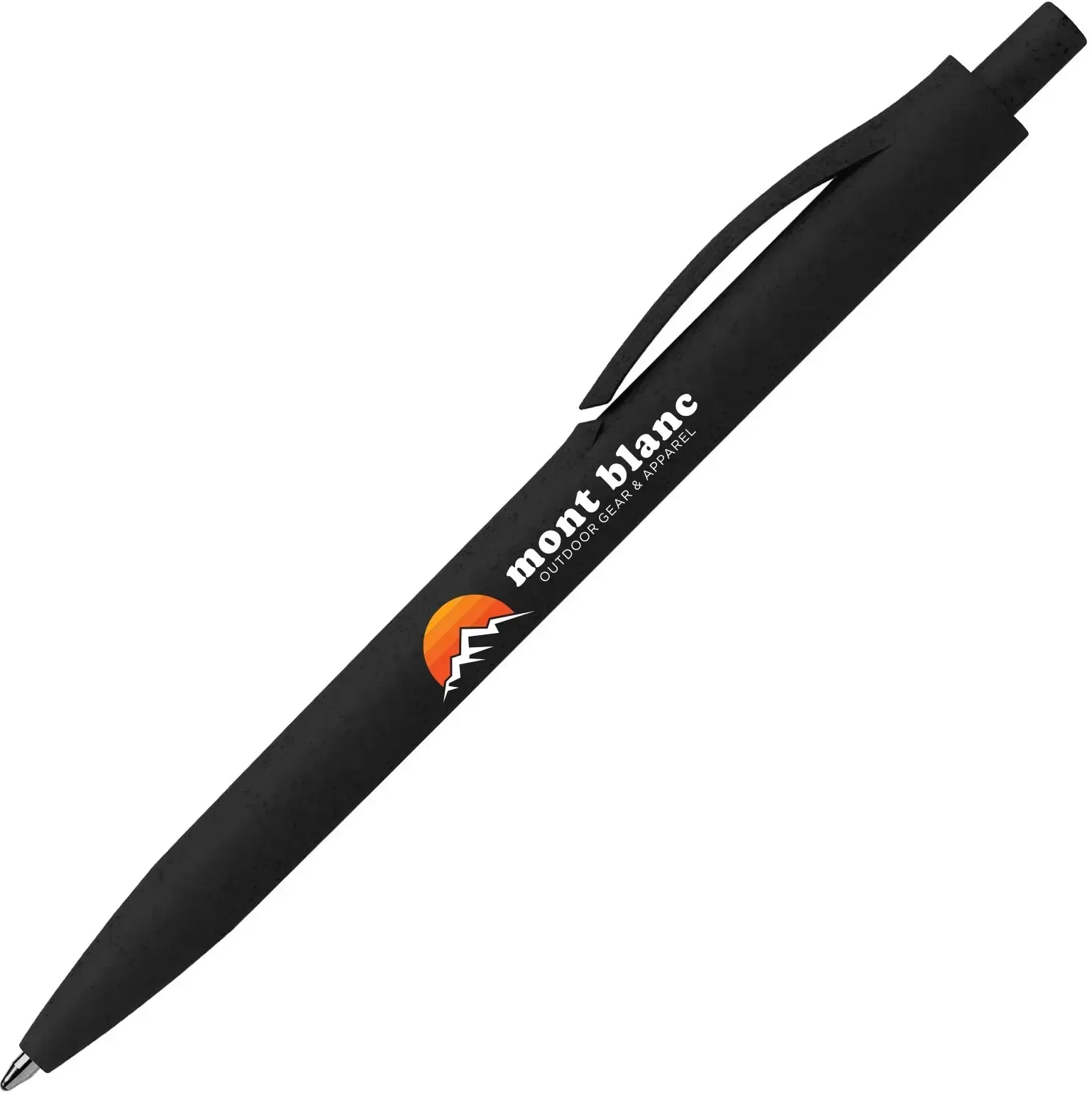 Wheat Plastic Click Pen (Black Ink) — view 2