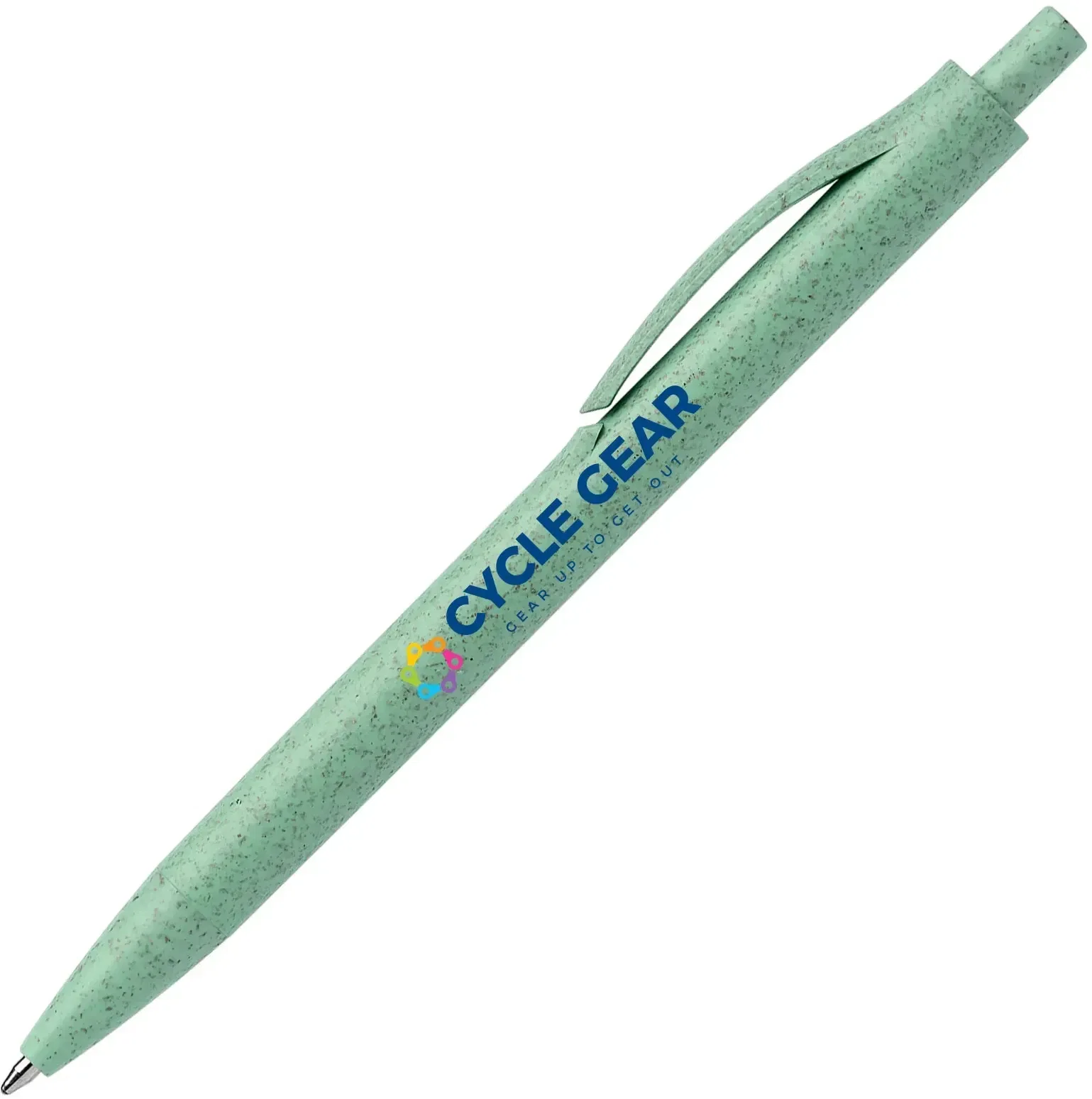Wheat Plastic Click Pen (Black Ink) — view 5