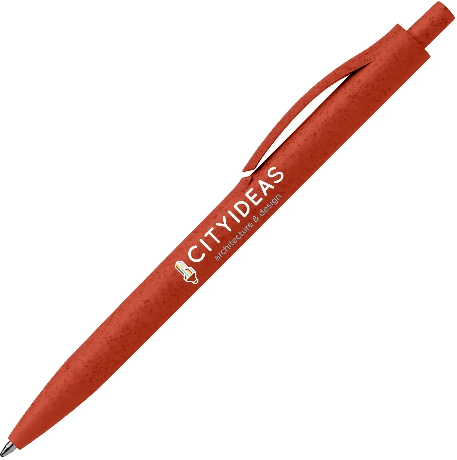 Wheat Plastic Click Pen (Black Ink) — view 7