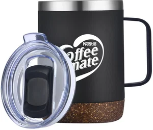 Zeya 12oz Vacuum Insulated Eco Mug with Cork Bottom