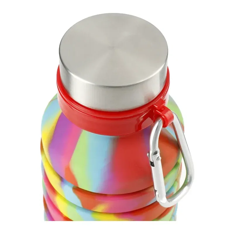 Personalized Zigoo Silicone Collapsible Water Bottle - 18oz — view 15