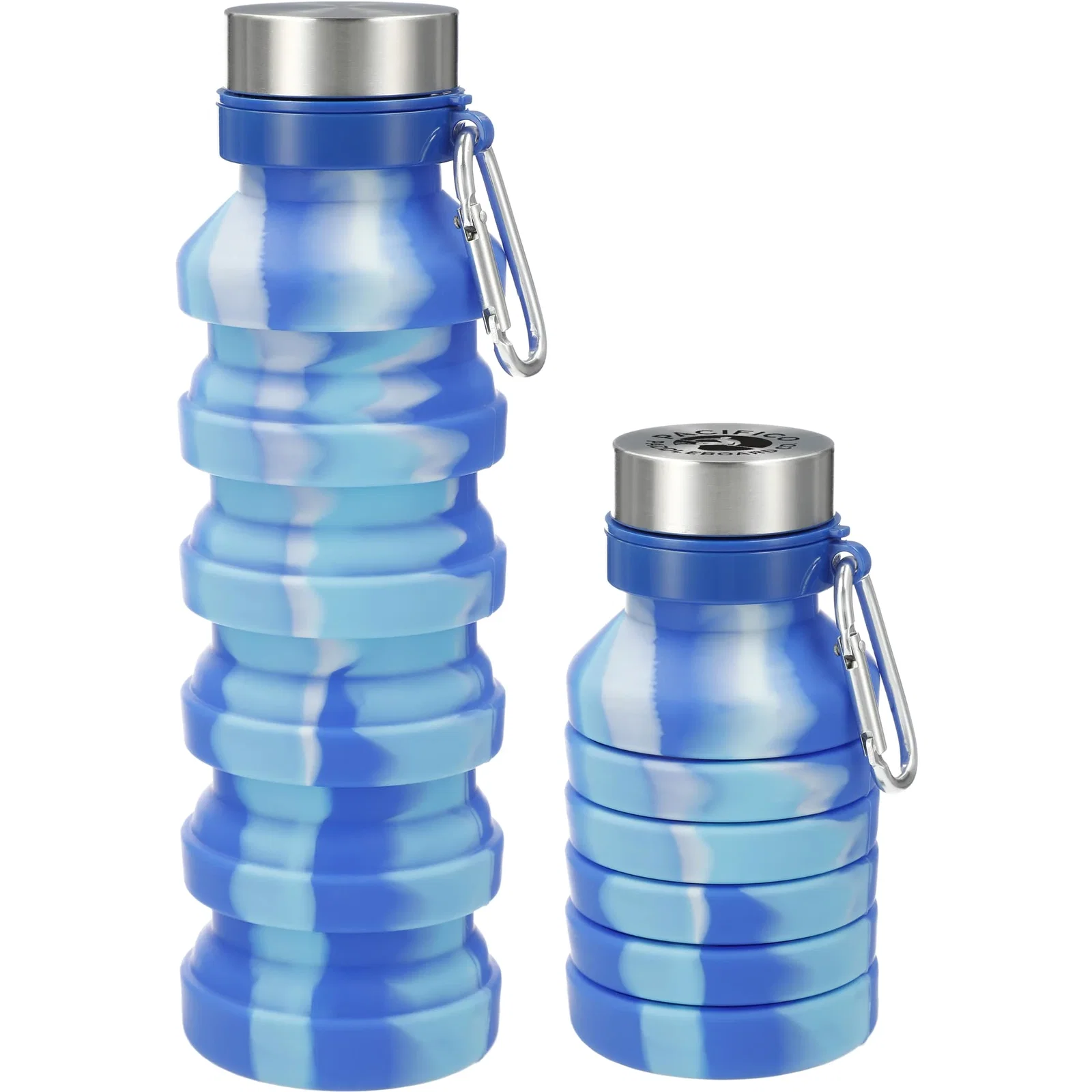 Personalized Zigoo Silicone Collapsible Water Bottle - 18oz — view 18