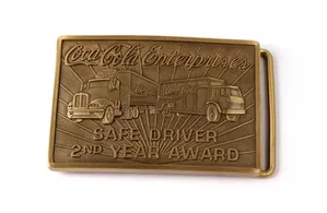 Zinc Die Cast Belt Buckle Antique Bronze 3-D Design