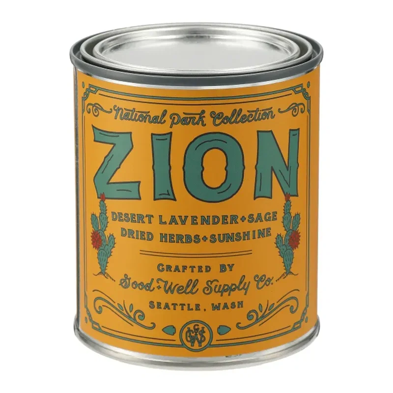 Custom Zion National Park Candle - 14 oz