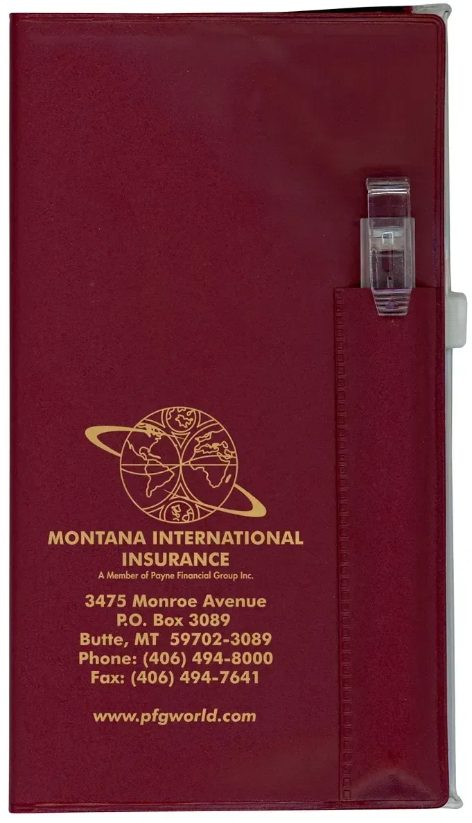 Custom Pocket Planner with Pen & Extra Pocket — view 3